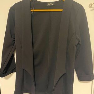 Black blazer 3/4 length sleeve